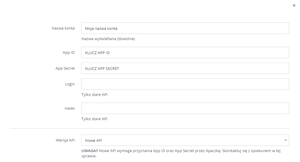 Instrukcja Integracji Apaczka.pl Z BaseLinker